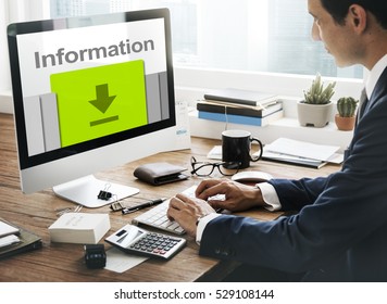 Data Backup Information Technology Concept