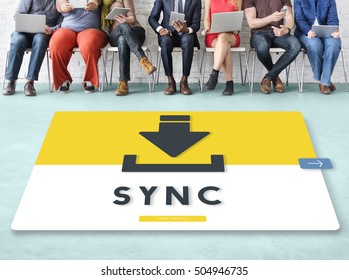 Data Backup Storage SYNC Digital Server Internet Concept