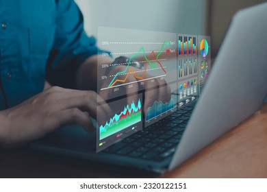 Data and business graph analytic on visual screen Process analytical works on visual screen, data business analysis