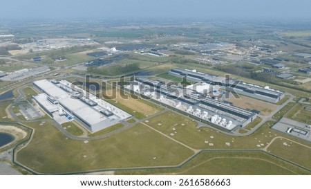 data center in Odense, Denmark, cloud or connectivity, hyperscaler, AI, IT, infrastrucutre, computing center.
