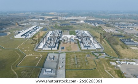 data center in Odense, Denmark, cloud or connectivity, hyperscaler, AI, IT, infrastrucutre, computing center.