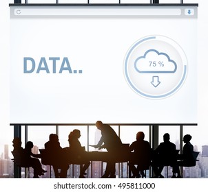 Data The Cloud Storage Information Concept