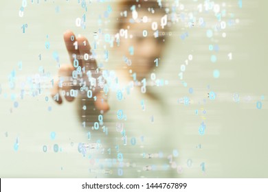 data cloud system in hand