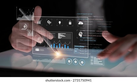 Data dashboard and analytics system supports business, analytics, and data insights through centralized charts, statistics, and monitoring interface Latch