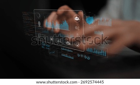 Data dashboard and analytics system supports business, analytics, and data insights through centralized charts, statistics, and monitoring interface Marrow