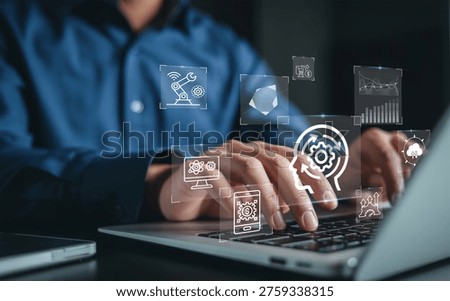 Data driven mindset concept. It involves systematically Collecting big data, analytics and making decisions based on data analysis instead of emotion and intuition. The current organizational imperative is to Challenge and implement the data driven culture in company to ensure long-term