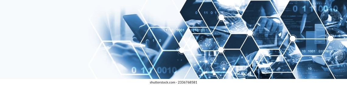 Data exchange, digital technology background, software development, cloud computing. Business Intelligence, global network, Data analysis, techician team computer programming, internet technology - Powered by Shutterstock