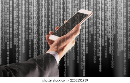 Data Hacker Or Catfish Using Sms Texting. Online Chatbot Or Tech Support Forum.