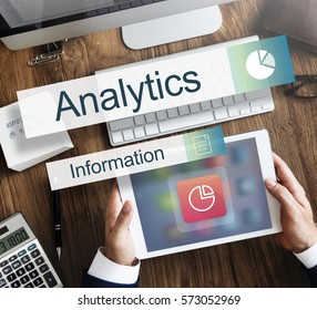 Data Information Analytics Performance Concept