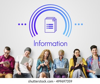 Data Information Documents Icon Concept Stock Photo 499697359 ...