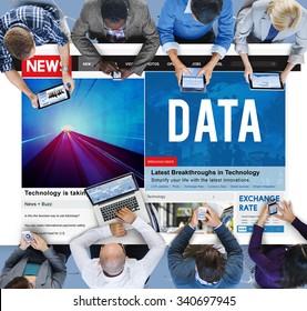 Data Information Networking Connection Technology Concept