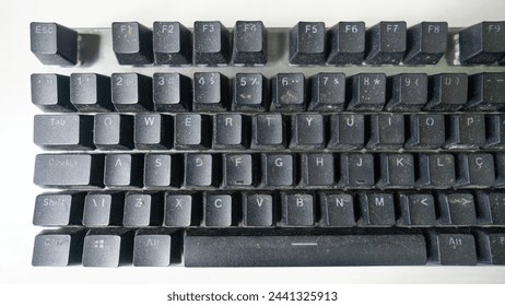 Data input device Computer keyboard used in detail