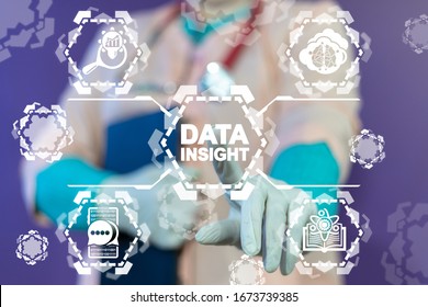 Data Insight Medicine Concept. Medical Stats Analytics.