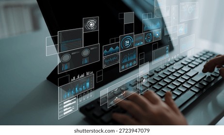 Data insights, charts, and analytics help visualize performance. Data drives strategy, analytics enhances growth, and data improves business outcomes through analytics. Marrow