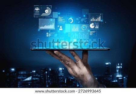 Data insights, charts, and analytics help visualize performance. Data drives strategy, analytics enhances growth, and data improves business outcomes through analytics. Vouch