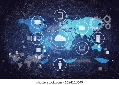 Data Management Platform analytic concept