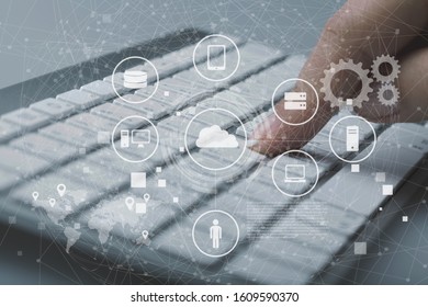 Data Management Platform anslytic concept