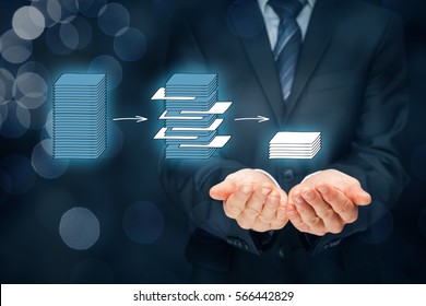 Data mining (dataminig) process and big data analysis (bigdata) issue concept. Analyst give you structured and relevant data.