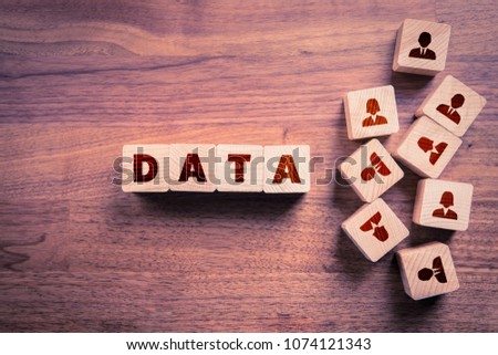 Data mining (data-mining) process, GDPR and big data analysis (bigdata) issue concepts.