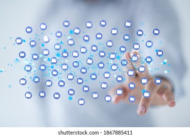 data network 3d digital info