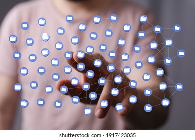 data network 3d digital info