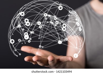data network in hand digital