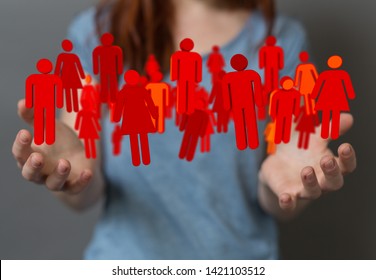 data network in hand digital