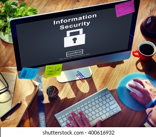 Data Privacy Encrypted Online Security Protection Concept