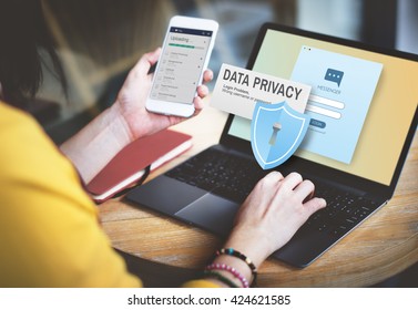 Data Privacy Protection Policy Technology Legal Concept