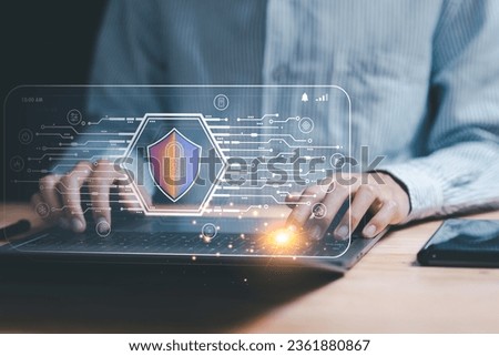 Data protection concept and secure internet security access ,cyber security technology ,Login to online database with your username and password ,Digital transformation technology strategy