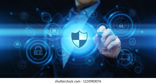 Data protection Cyber Security Privacy Business Internet Technology Concept. - Shutterstock ID 1133983076