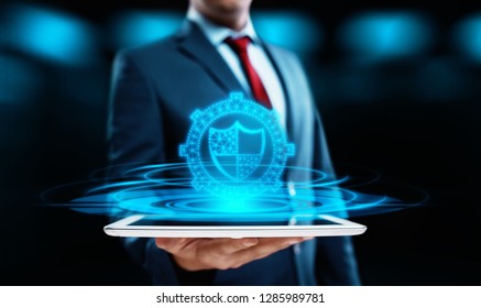 Data protection Cyber Security Privacy Business Internet Technology Concept. - Shutterstock ID 1285989781