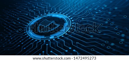 Data protection Cyber Security Privacy Business Internet Technology Concept