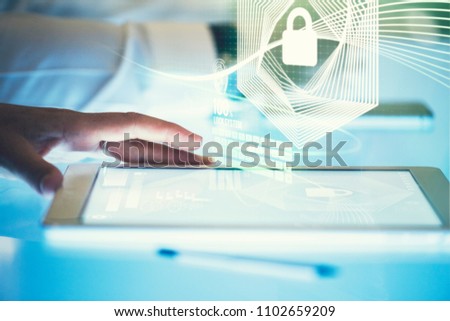 Data protection on a digital tablet