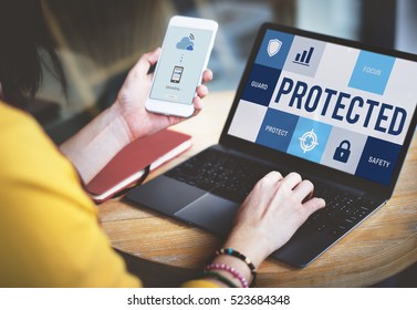 Data Protection Security Privacy Concept - Shutterstock ID 523684348