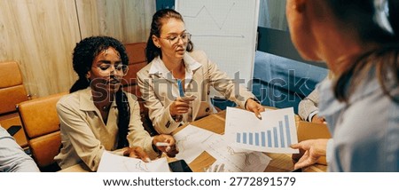 Data review session black analyst and white strategist