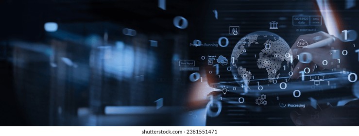 Data science. Innovation technology, digital software development concept. Algorithm and deep learning of AI artificial intelligence, data engineering and global network. data processing technology. - Powered by Shutterstock