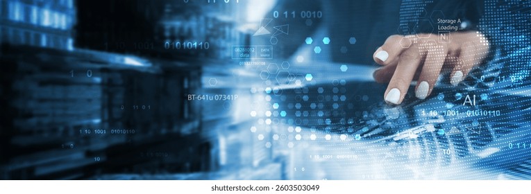 Data science. Innovation technology, digital software development concept. Algorithm and deep learning of AI artificial intelligence, data engineering and global network. data processing technology.