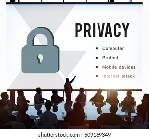 Data Security Privacy Protect Concept
