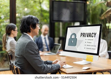 Data Security Privacy Protect Concept