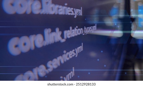 Data Software Programming Code Background. Random Parts of Program Code. Digital Data Technology Concept. 1 0 Machine Code. Random Binary Data Matrix Wide Vector Illustration.