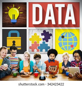 Data Storage Information Networking Connection Concept