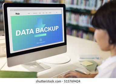 Data Storage Sync Technology Concept