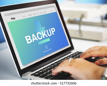 Data Storage Sync Technology Concept
