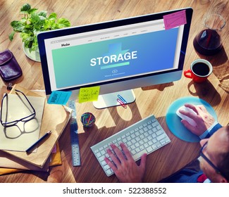 Data Storage Sync Technology Concept