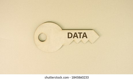 DATA text on the key icon