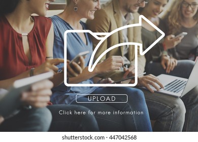 Data Transfer Exchange Sharing Sync Upload Concept