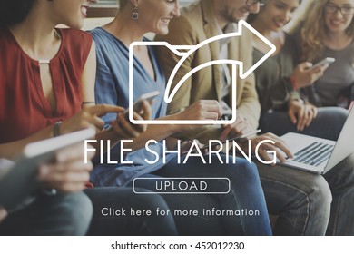 Data Transfer Exchange Sharing Sync Upload Concept