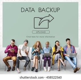 Data Transfer Exchange Sharing Sync Upload Concept