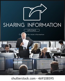 Data Transfer Exchange Sharing Sync Upload Concept
